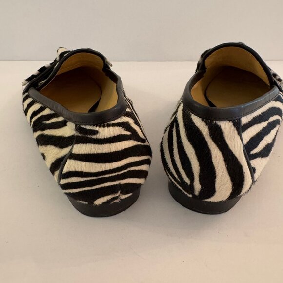 ALEXANDRE BIRMAN, Zebra Pony Hair Loafers - Picture 7 of 13